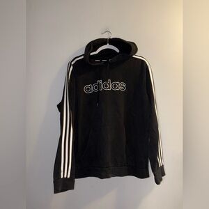 Adidas — Black Hoodie